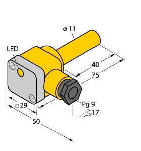 TURCK - Induktiver Sensor, Standard