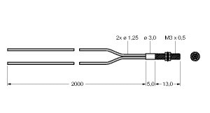 TURCK - Kunststoff-Lichtleiter, Gabelleiter