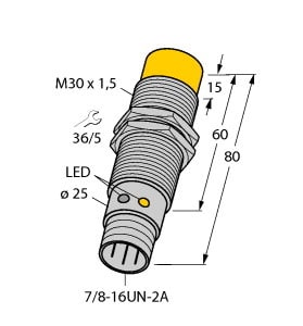 TURCK - Induktiver Sensor, uprox®