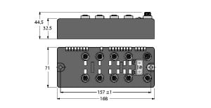 TURCK - BL compact Feldbus Station für DeviceNet™, 4 analoge Eingäng
