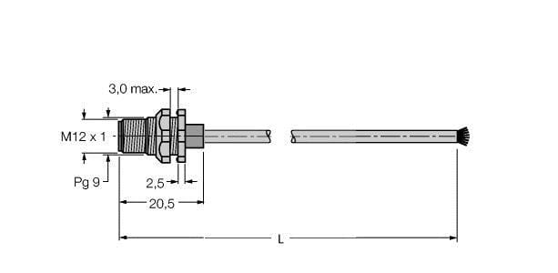 TURCK - Leitung für Industrial Ethernet, Anschlussleitung