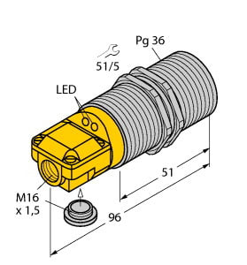 TURCK - Induktiver Sensor, Standard