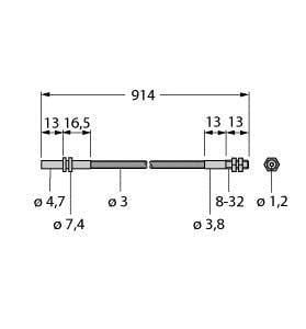 TURCK - Glas-Lichtleiter, Einzelleiter