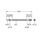 TURCK - Glas-Lichtleiter, Einzelleiter