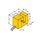 TURCK - Induktiver Sensor, schlitzförmig, Standard, KEMA 02 ATEX 109