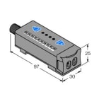 TURCK - Opto-Sensor, Lichtleiter-Sensor für Kunststofflichtleiter