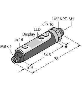 TURCK - Drucksensor, mit 2 Transistorschaltausgängen pnp