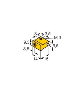 TURCK - Induktiver Sensor, magnetfeldfest, Standard