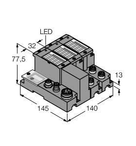 TURCK - Set für Profibus-DPV1 in Schutzart IP67, BL ident®