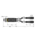 TURCK - 2-fach-Verteilersysteme, Y-Verteiler mit Leitung, Stecker M1