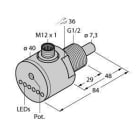 TURCK - Strömungsüberwachung, Eintauchsensor mit integrierter Auswer