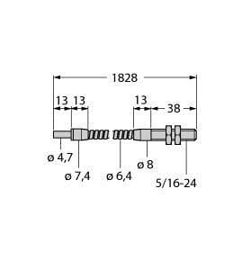 TURCK - Glas-Lichtleiter, Einzelleiter