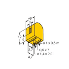 TURCK - Induktiver Sensor, schlitzförmig, Standard, KEMA 02 ATEX 109