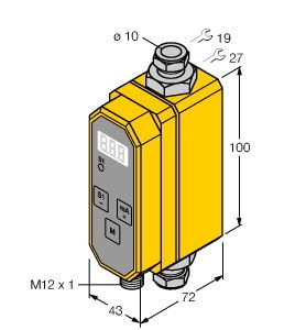 TURCK - Durchflussmessung, Inline-Sensor mit integrierter Auswerteel