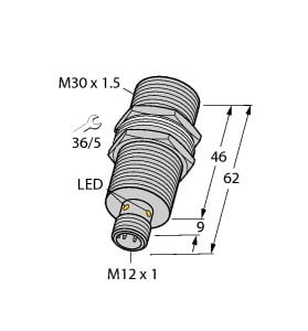 TURCK - Induktiver Sensor, uprox®