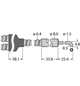 TURCK - Glas-Lichtleiter, Gabelleiter
