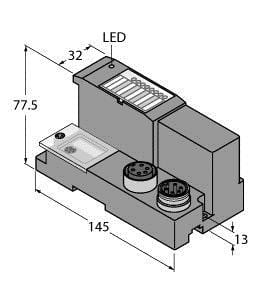 TURCK - Gateway für das BL67 I/O-System, Interface für DeviceNet™