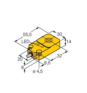TURCK - Induktiver Sensor, magnetfeldfest, Standard