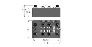 TURCK - BL compact Multiprotokoll Station für Industrial Ethernet, 4