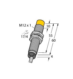 TURCK - Induktiver Sensor, mit Analogausgang, Standard