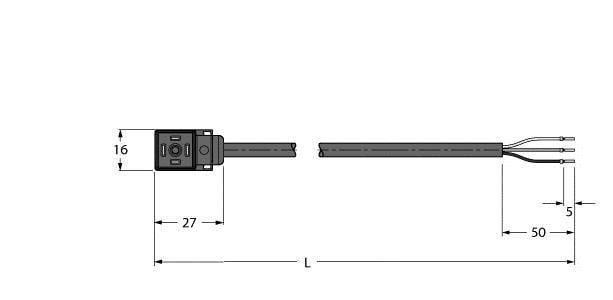 TURCK - Ventilsteckverbinder Bauform CI, Anschlussleitung