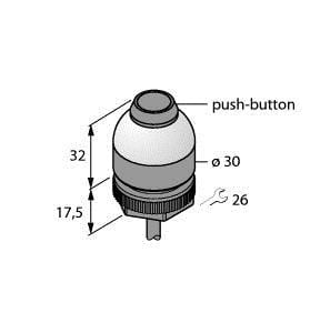 TURCK - Pick-to-Light, Bestückungssensor, Drucktaster für Kommission
