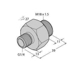 TURCK - Zubehör, Einschraubadapter, für Strömungssensoren F(T)CST