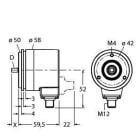 TURCK - Absoluter Drehgeber - Multiturn, Industrial-Line