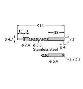 TURCK - Glas-Lichtleiter, Einzelleiter