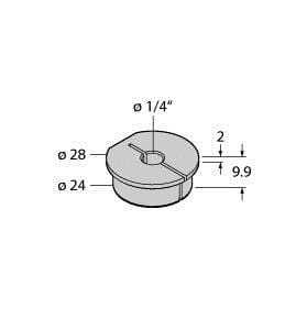 TURCK - Zubehör, Reduzierhülse, für Drehgeber RI-QR24