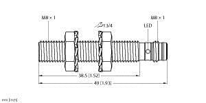 TURCK - Induktiver Sensor, Standard