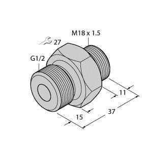 TURCK - Zubehör, Einschraubadapter, für Strömungssensoren F(T)CST
