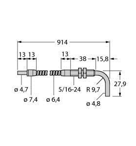 TURCK - Glas-Lichtleiter, Einzelleiter