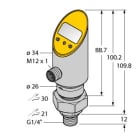 TURCK - Drucksensor (verdrehbar), mit Analogausgang und einem Transi