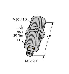 TURCK - Ultraschallsensor, Reflexionstaster