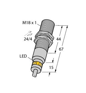 TURCK - Induktiver Sensor, für extreme Umgebungsbedingungen bis -60°
