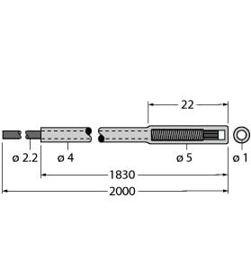 TURCK - Kunststoff-Lichtleiter, Einzelleiter