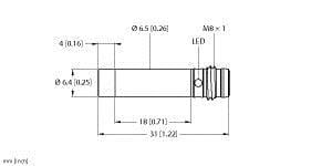 TURCK - Induktiver Sensor, Standard
