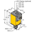 TURCK - Optoelektronischer Sensor, Lichtleiter-Sensor für Glaslichtl