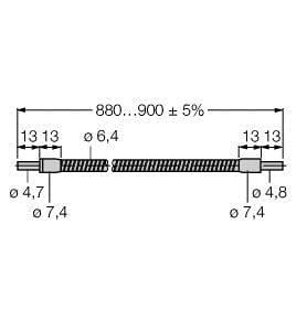 TURCK - Glas-Lichtleiter, Einzelleiter