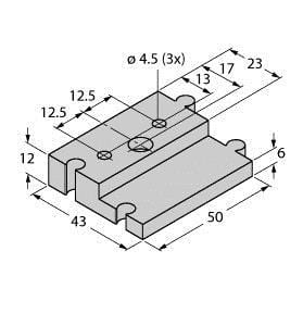 TURCK - Zubehör für Aktuator-/Sensorleitungen, Befestigungsset für P