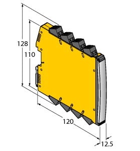 TURCK - Trennschaltverstärker, 1-kanalig, TÜV 14 ATEX 147004 X