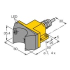 TURCK - Induktiver Sensor, Doppelsensor für Schwenkantriebe, Standar