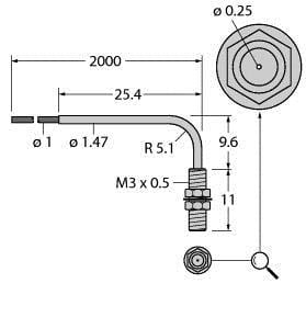 TURCK - Kunststoff-Lichtleiter, Einzelleiter