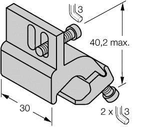 TURCK - Zubehör, Klemmstück, für Profilzylinder