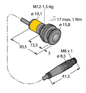 TURCK - Opto-Sensor, Einweglichtschranke (Sender)