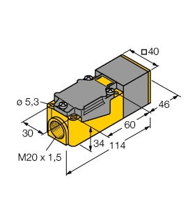 TURCK - Induktiver Sensor, mit Analogausgang, Standard