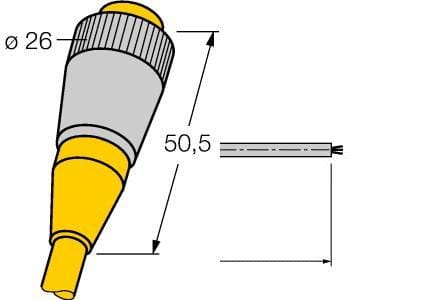 TURCK - 7/8'' Rundsteckverbinder, Kupplung 7/8''
