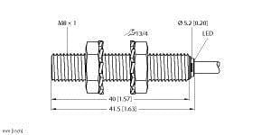 TURCK - Induktiver Sensor, Standard