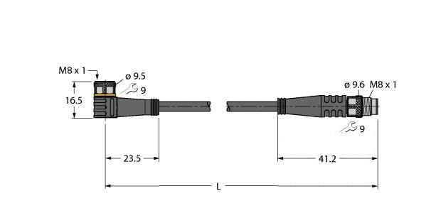 TURCK - Aktuator- und Sensorleitung / PUR, Verbindungsleitung